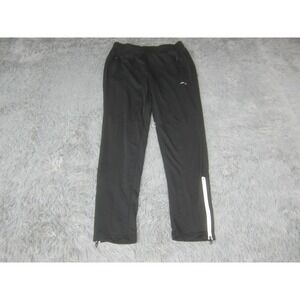 Hinds Mens Sweatpants Medium Black Tapered Pants Jogger w/Pockets Ankle Zip